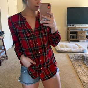 Red Plaid Tunic